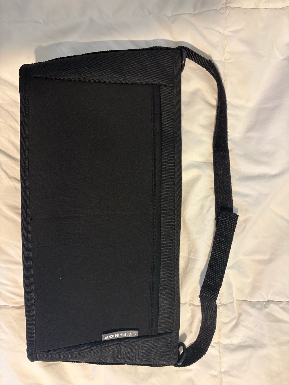 Skip Hop Black Stroller Bag with Velcro Strap New!